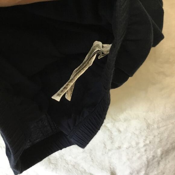 Zara Navy Blue Shoulder Crop Top - Picture 4 of 8